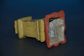 antique doll house cast stove * tin paints * at 1900-1920