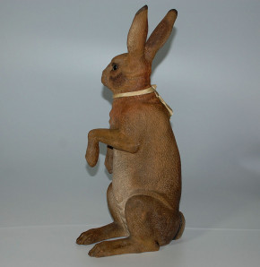 antiker seltener Osterhase mit Glasaugen 58 cm * um 1880-1890