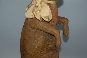 antiker seltener Osterhase mit Glasaugen 58 cm * um 1880-1890