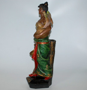 antike Werbe Schaufenster Figur * SAMOA Schönheit * um 1900