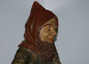 antiker Garten Zwerg - Gnom Dwarf 60 cm Deutschland um 1880