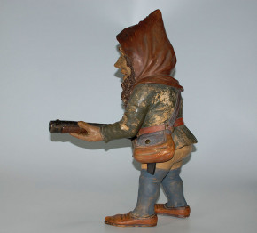 antiker Garten Zwerg - Gnom Dwarf 60 cm Deutschland um 1880