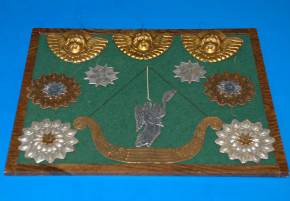 10 x antiker Christbaumschmuck Dresdner Ornamente um 1880