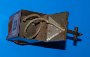 seltener Kerzenanzünder & Löscher * litho. Blech um 1880-1890