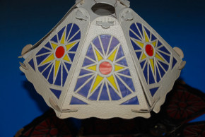 3 antique cardboard Chinese lanterns * twenties until thirties