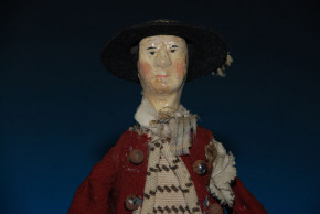 Biedermeier Figur * Kaufmannsladen Verkäufer * von 1850-1860
